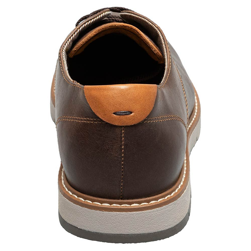 Florsheim Vibe Brown CH Smooth Leather Plain Toe Derby Dress Shoe (USA Men Size)