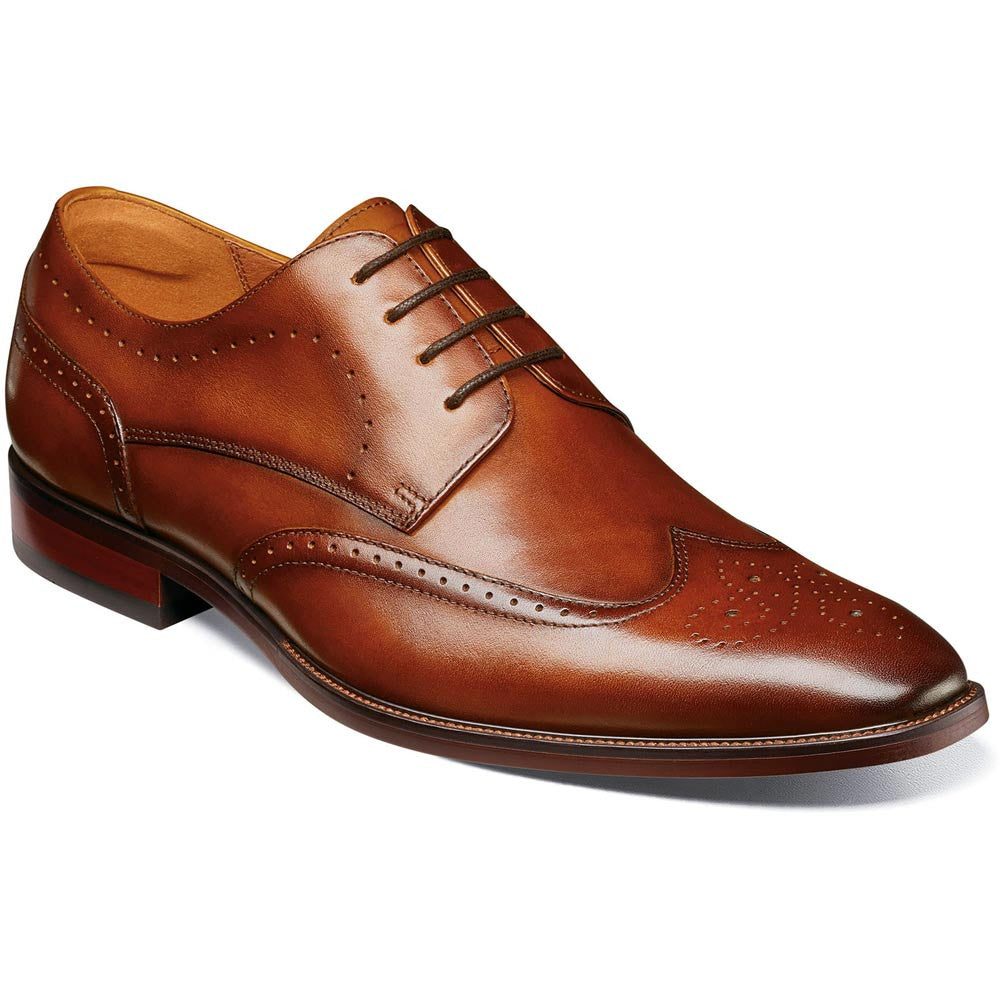 Florsheim Sorrento Cognac Wingtip Oxford Shoes