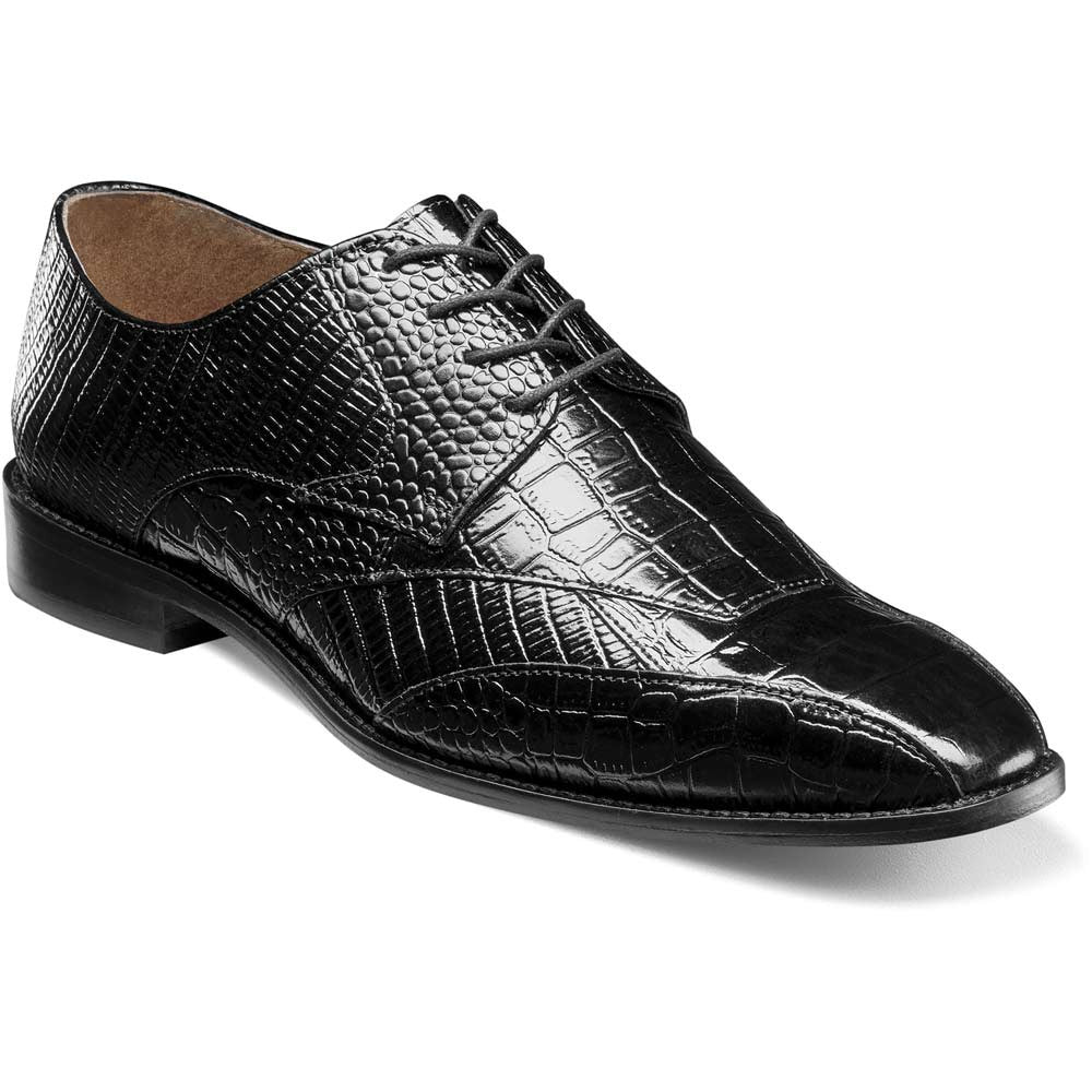 Stacy Adams Tristano Modified Bike Toe Oxford in Black