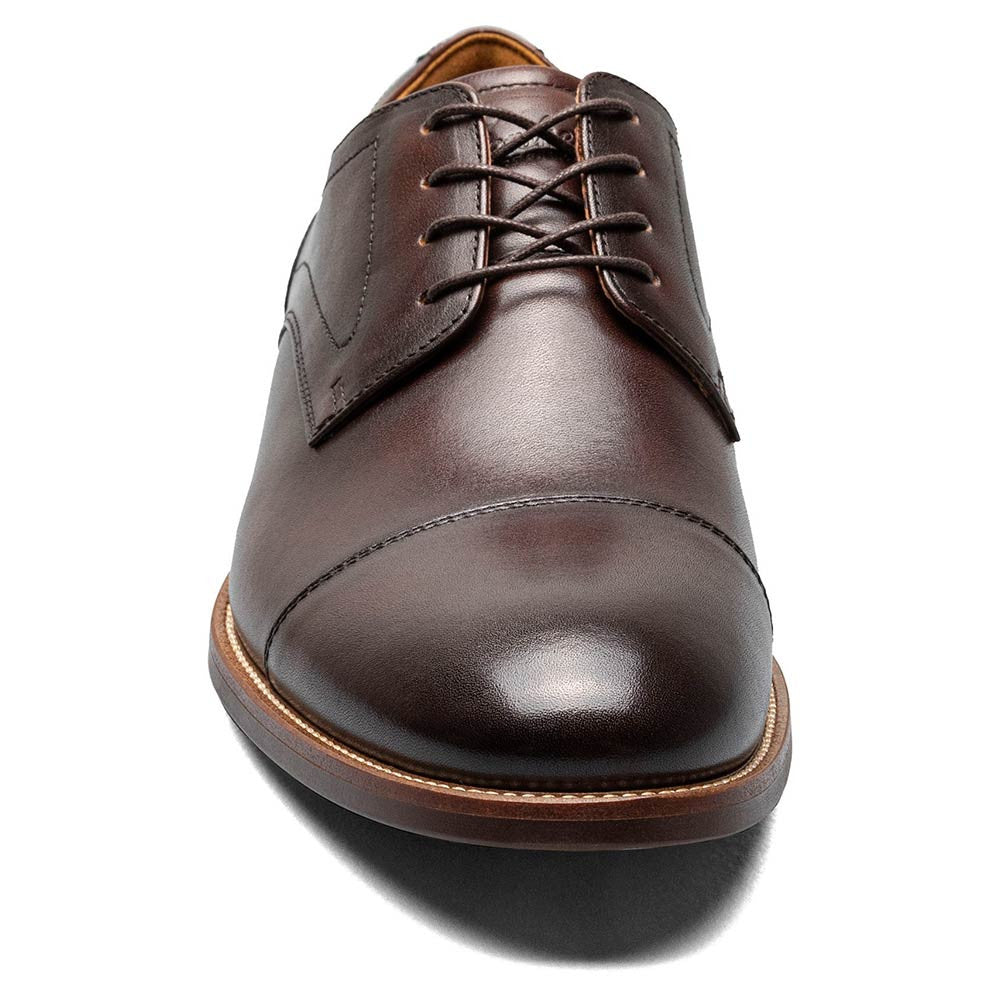 Florsheim Rucci Cap Toe Brown Oxford Shoes