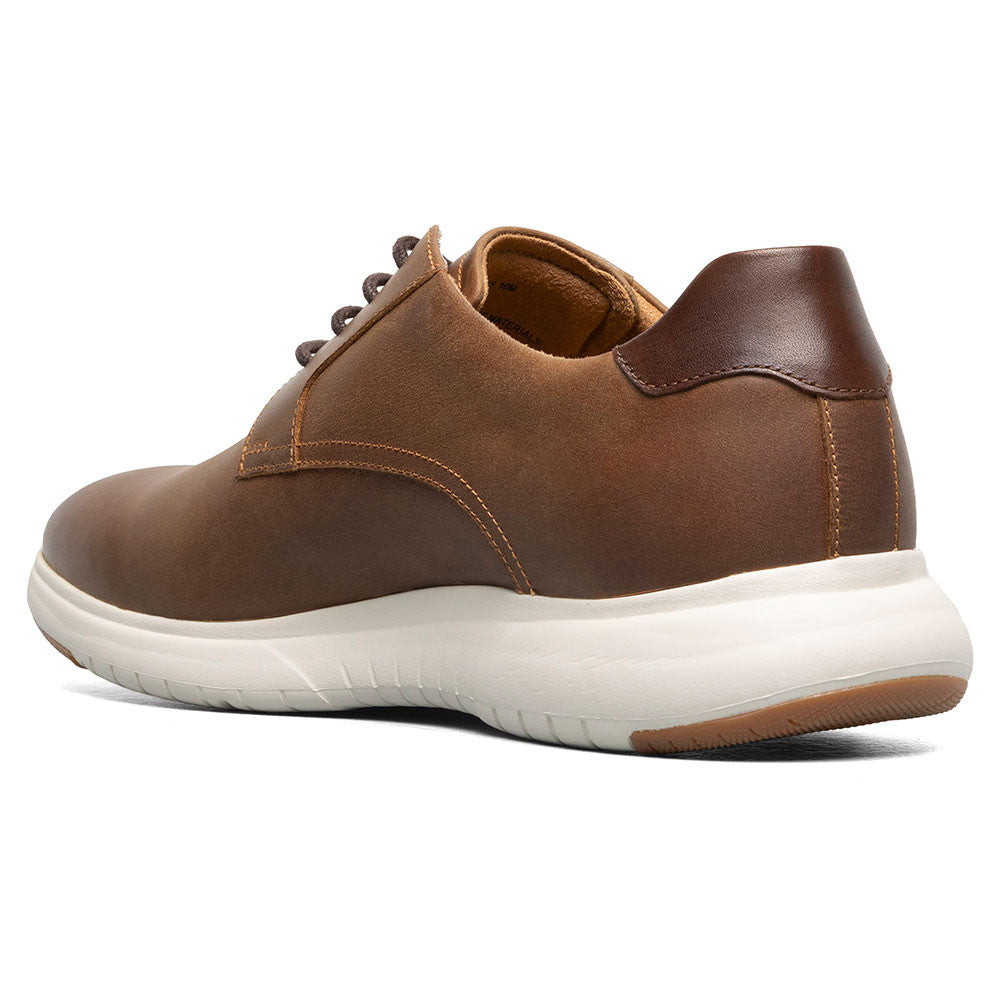 Florsheim Dash Brown CH Smooth Leather Plain Toe Derby Casual Shoe (US Men Size)