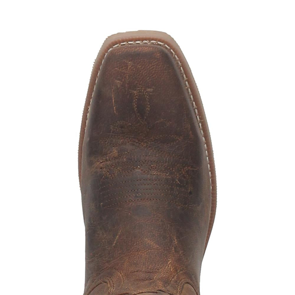 Laredo Nico Taupe Leather Square Toe Western Cowboy Boots (USA Men Size)
