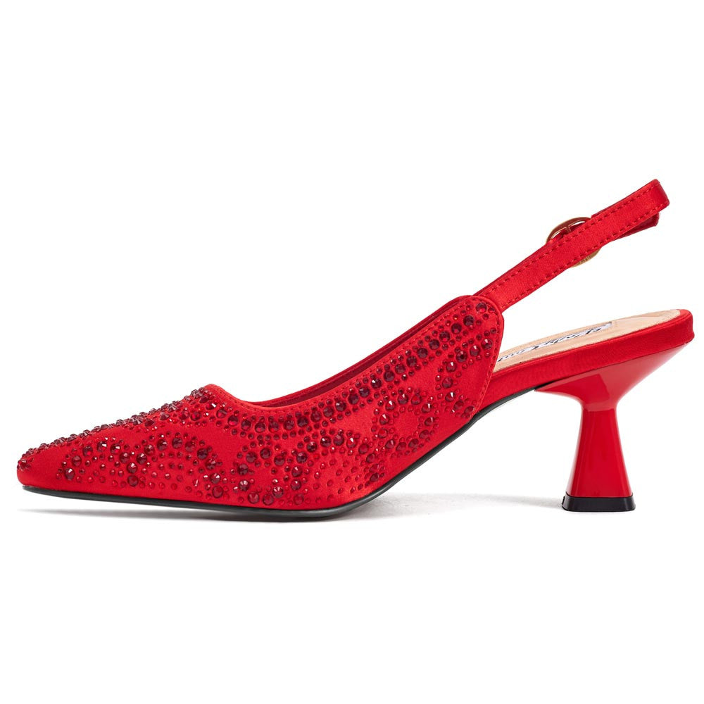 Lady Couture Lucy Pumps 2.5" Heels in Red