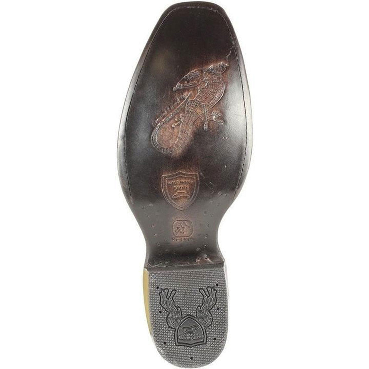Wild West Brown Genuine Lizard Skin Boots