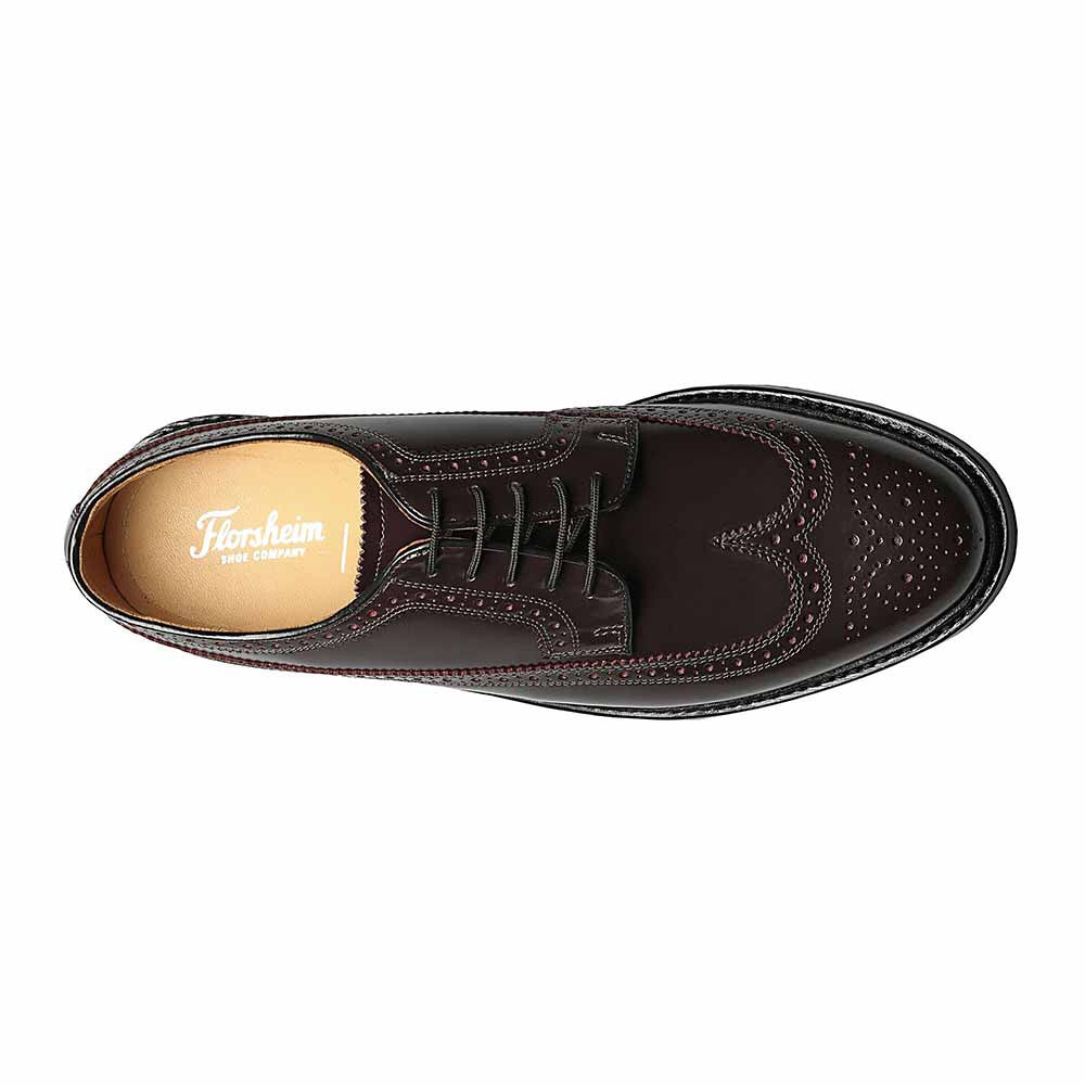 Florsheim Kenmoor Oxford Burgundy Wingtip Shoes