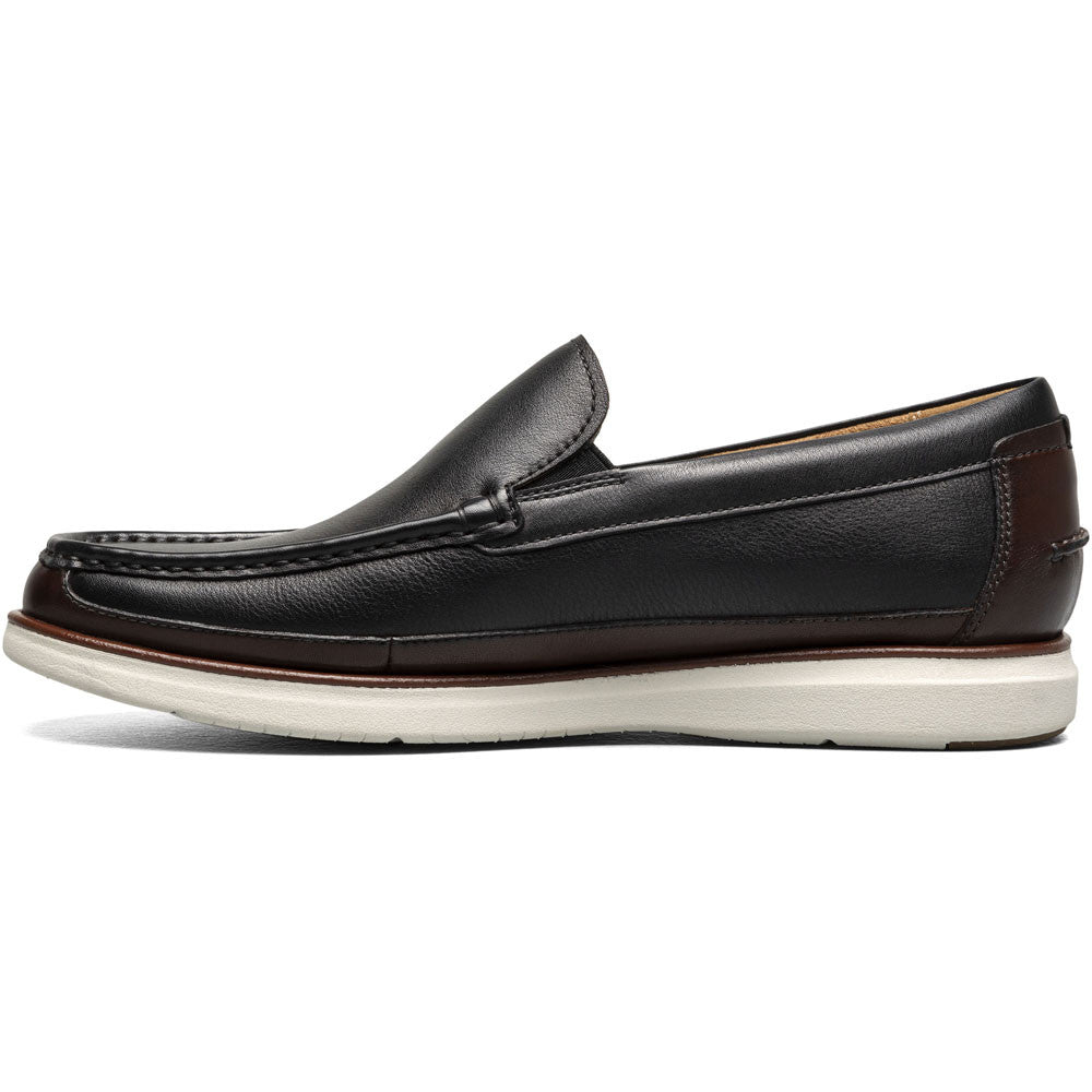 Florsheim Tropics Black Multi Moc Toe Venetian Slip On Shoes