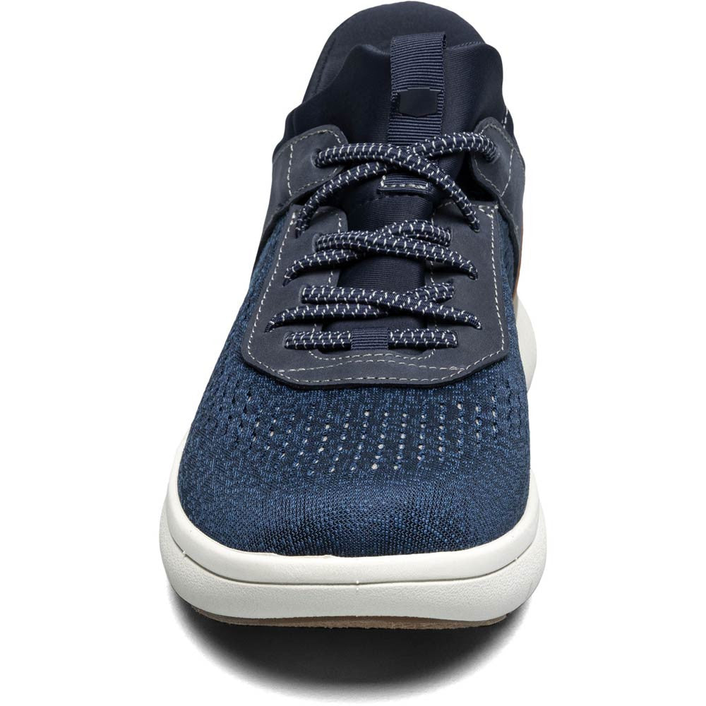 Florsheim Fleet Navy Knit Elastic Lace Men's Sneaker