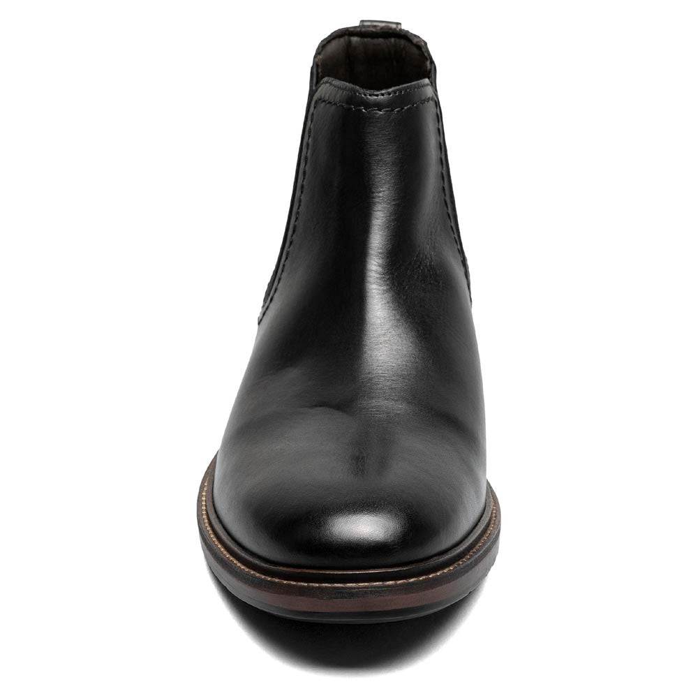 Florsheim Forge Black Smooth Leather Plain Toe Gore Chukka Boots (USA Men Size)
