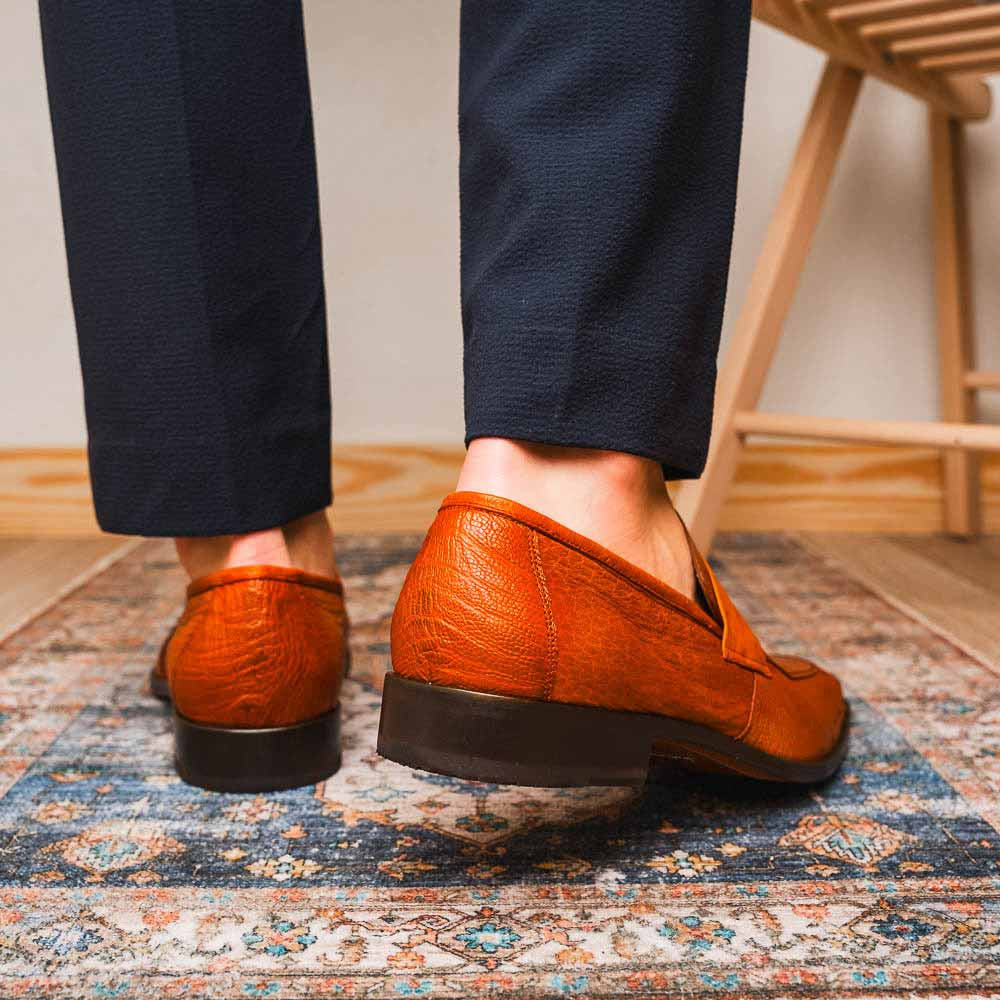 Marco Di Milano Fangio Cognac Penny Loafers