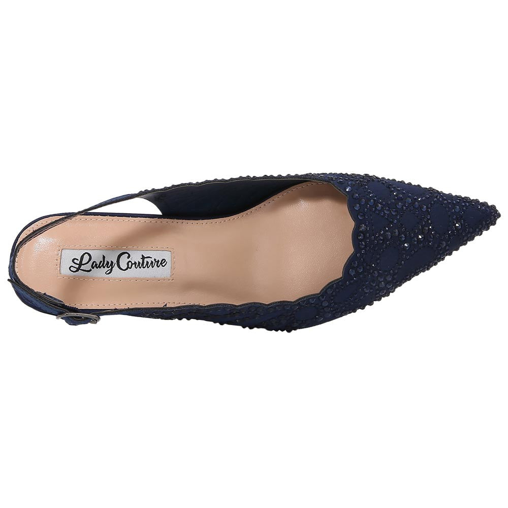 Lady Couture Kaite Pump 2" Heel in Navy