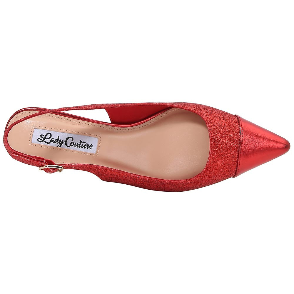 Lady Couture Saphire Pump 1.5” In Red