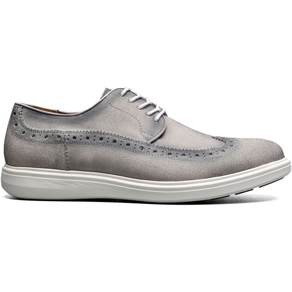Stacy Adams Trudell Wingtip Lace-Up in Gray
