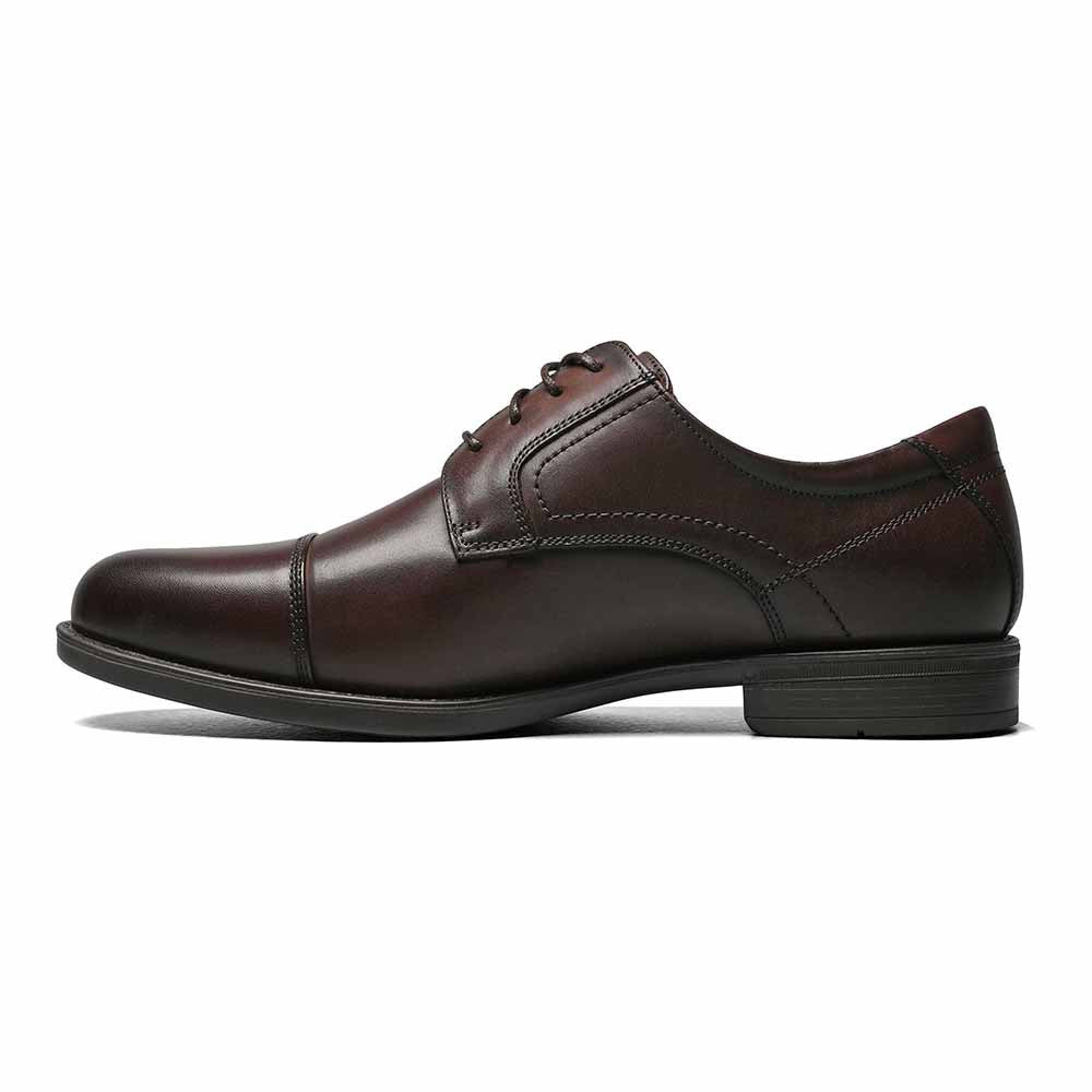 Florsheim Midtown Brown Leather Cap Toe Oxfords