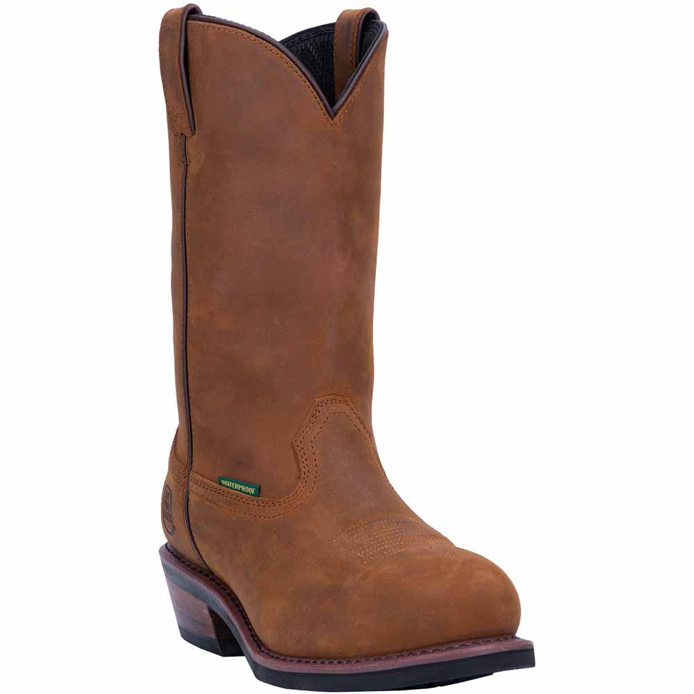 Dan Post Albuquerque Tan Leather Round Toe Western Cowboy Boot (USA Men Size)
