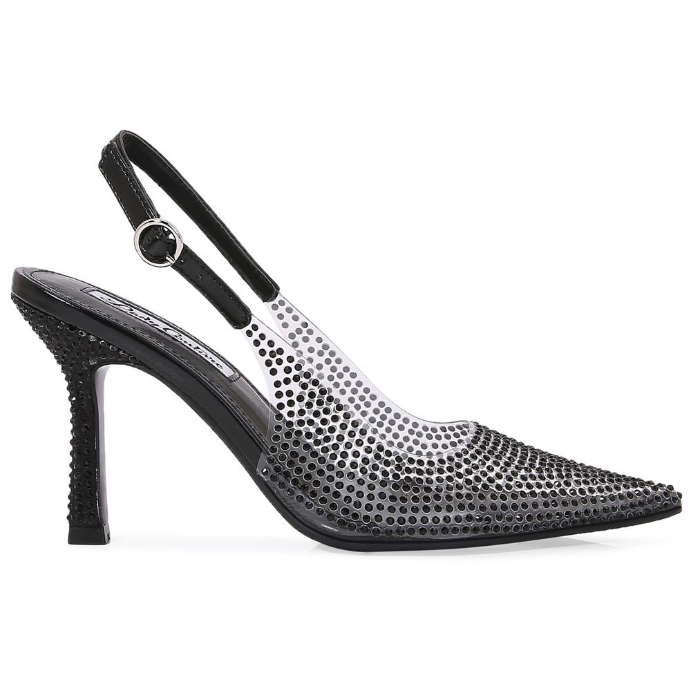 Lady Couture Irene 3.5” High Heel Pumps in Black