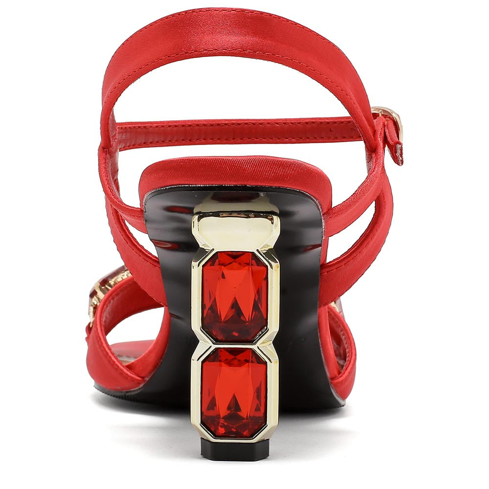 Lady Couture Delight 2.5" Sandal in Red