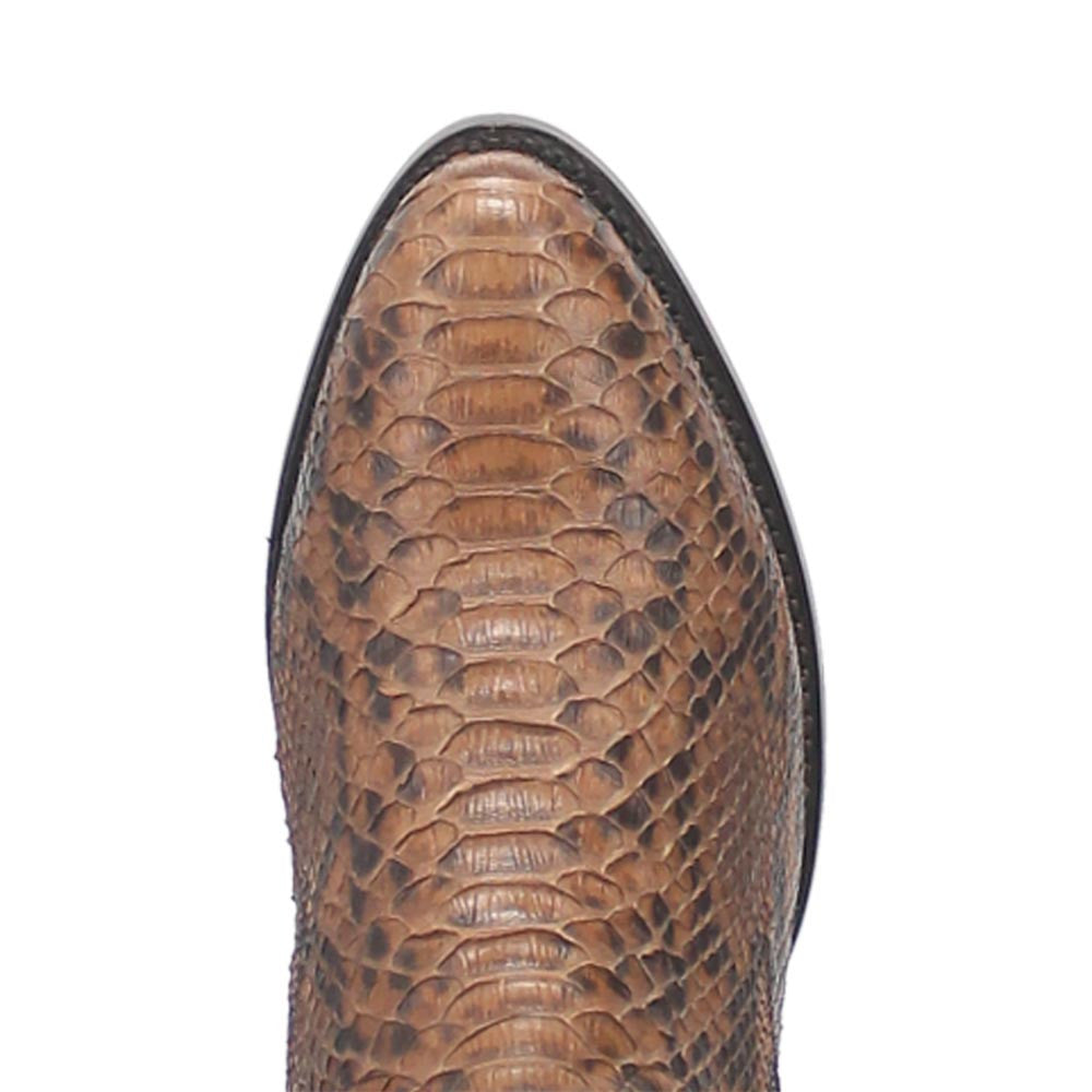 Dan Post Bay Apache Manning 13” Round Toe Genuine Python Leather Cowboy Boot