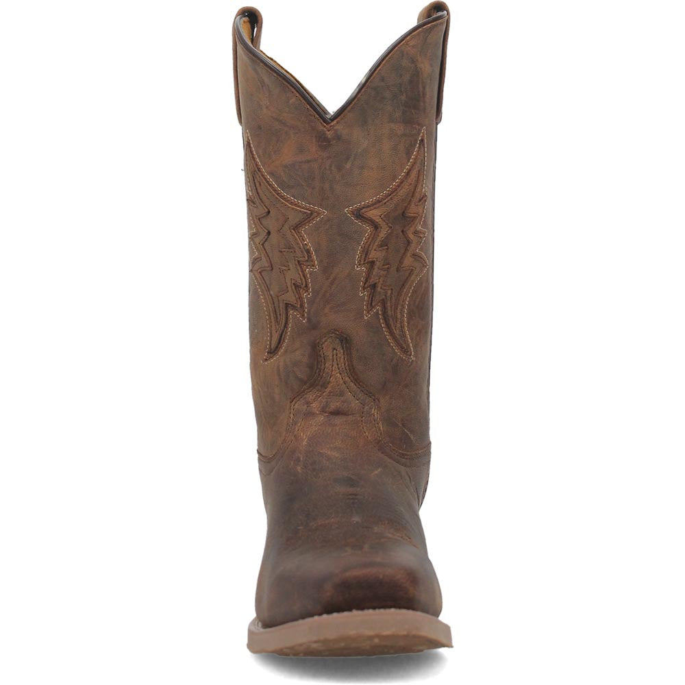 Laredo Nico Taupe Leather Square Toe Western Cowboy Boots (USA Men Size)