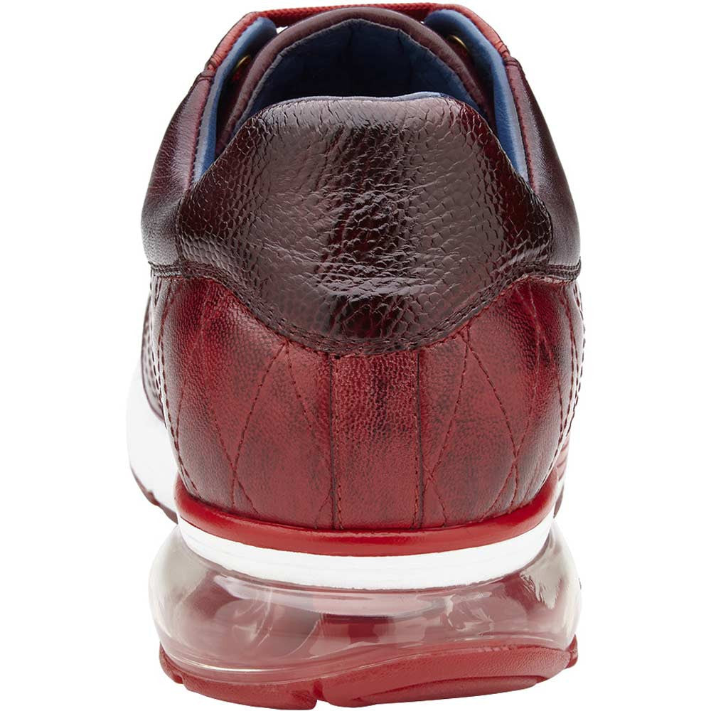 Belvedere Sacco Men's Exotic Ostrich & Quilted Calf-Skin Leather Sneakers