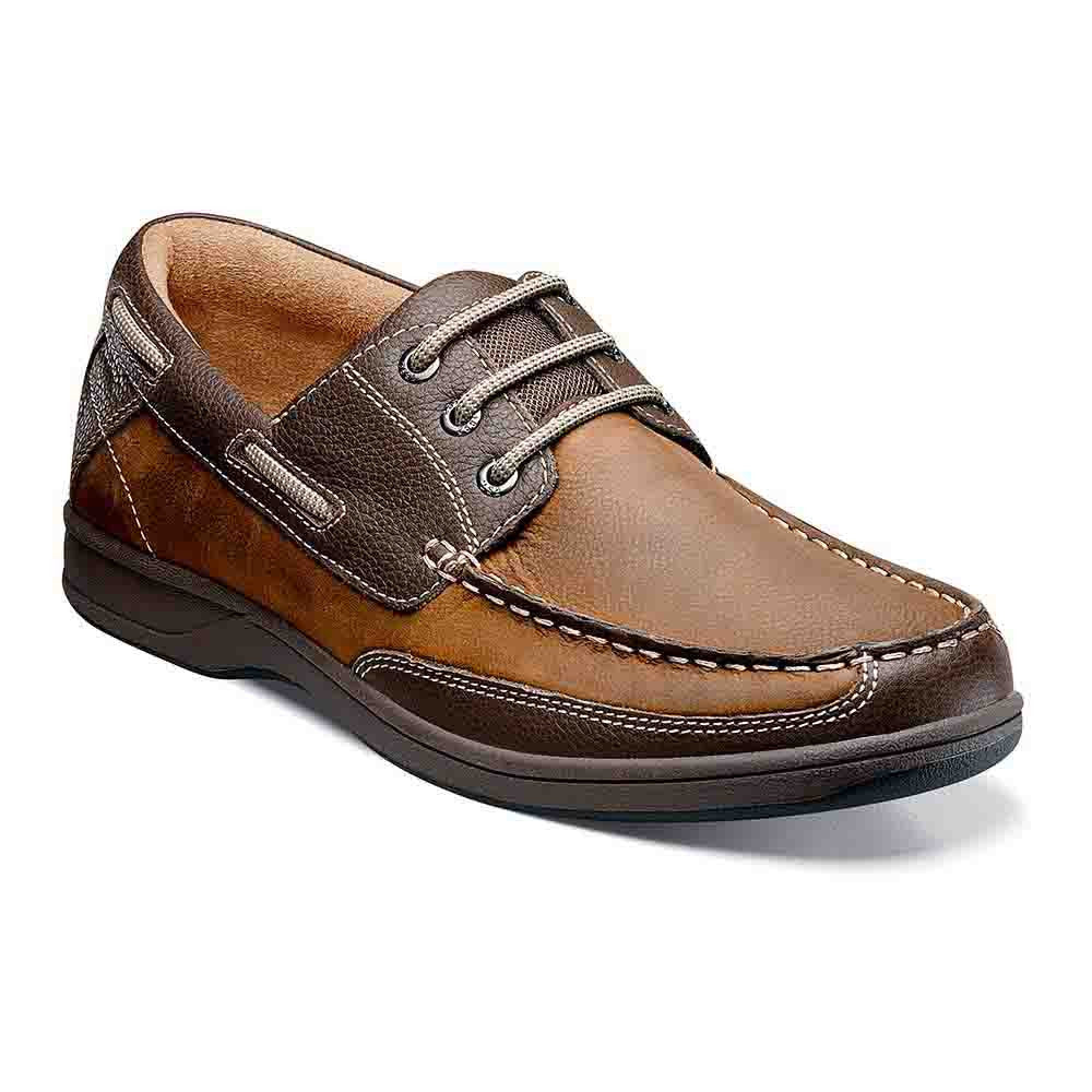 Florsheim Lakeside Oxford Stone Moc Toe Shoes