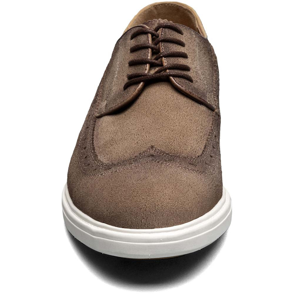 Stacy Adams Trudell Wingtip Lace-Up in Sand
