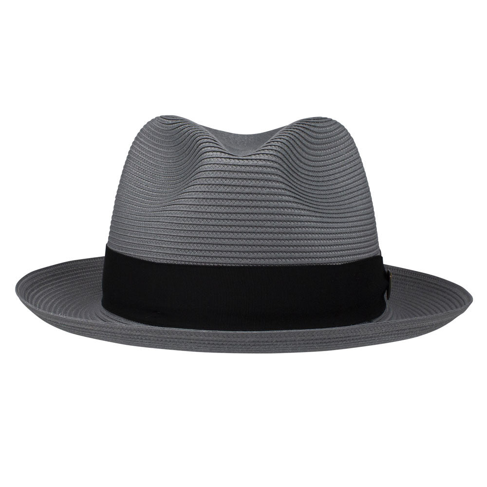 Dobbs Rosebud Grey Florentine Milan Straw Hat
