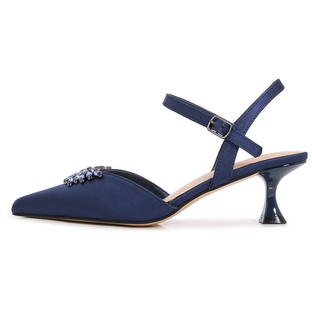 Lady Couture 2" Heel Classy Pump in Navy