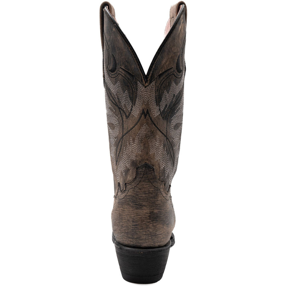 Ferrini Women’s Holly Oak Snipped Toe Leather Cowboy Boots