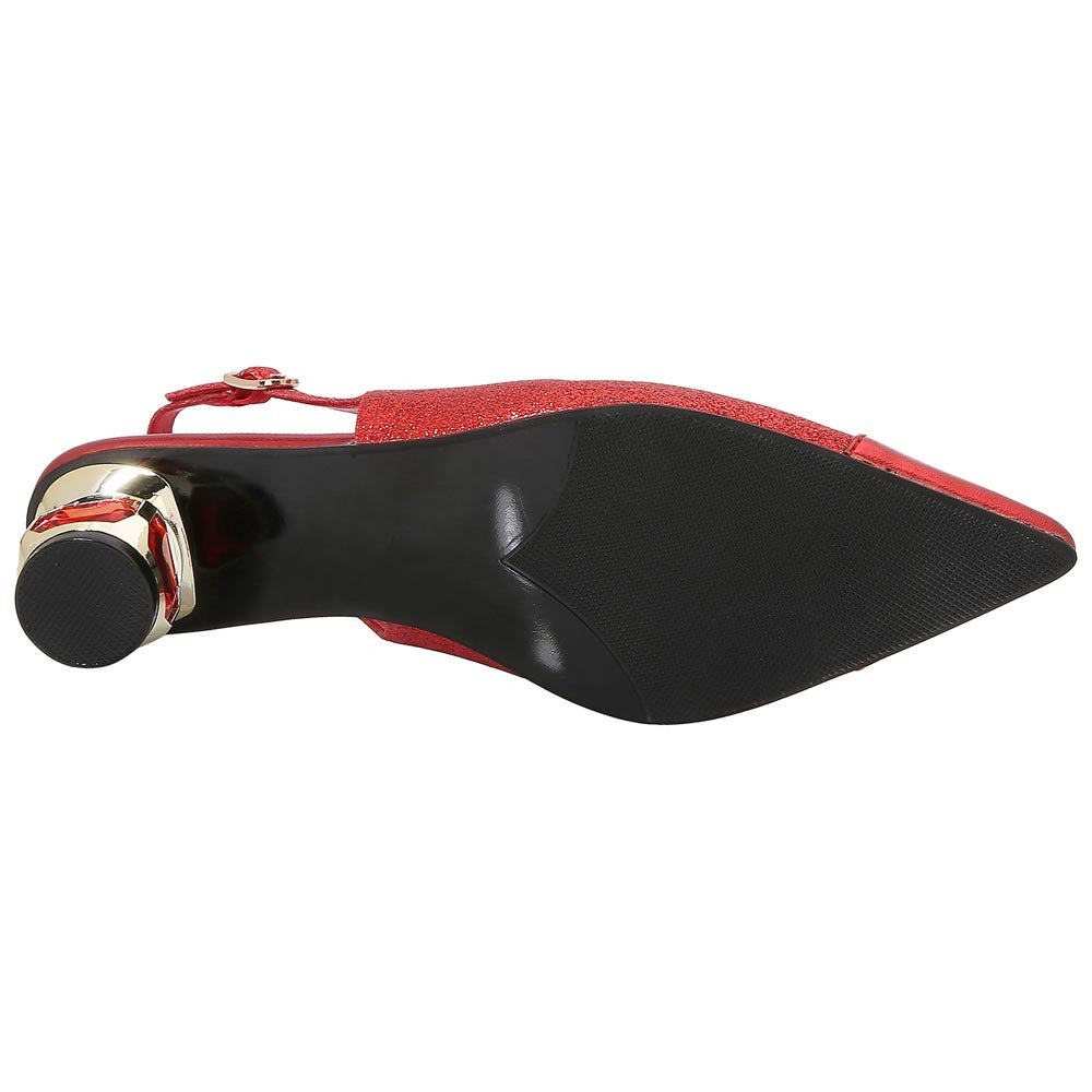 Lady Couture Saphire Pump 1.5” In Red