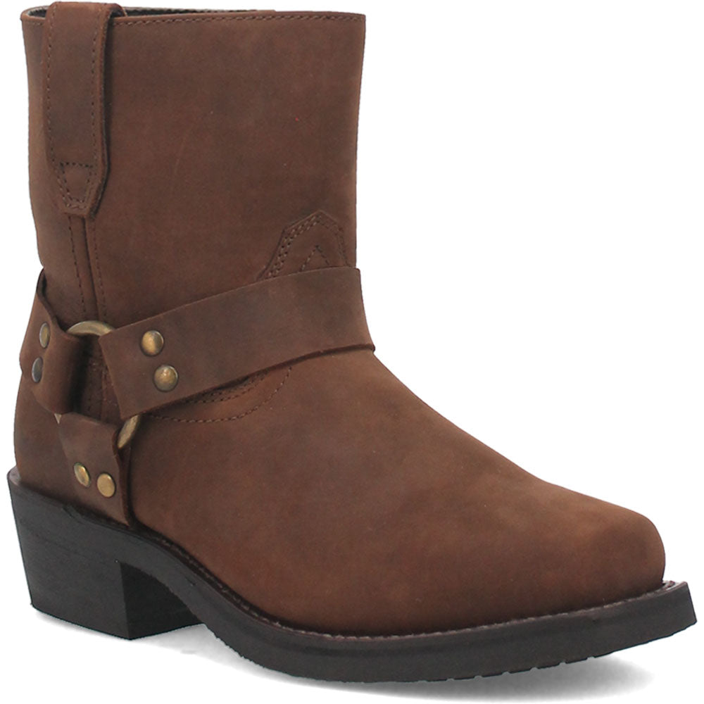 Dingo Rev-Up Gaucho Leather Zipper Western Fashion Harness Boot (USA Men Size)