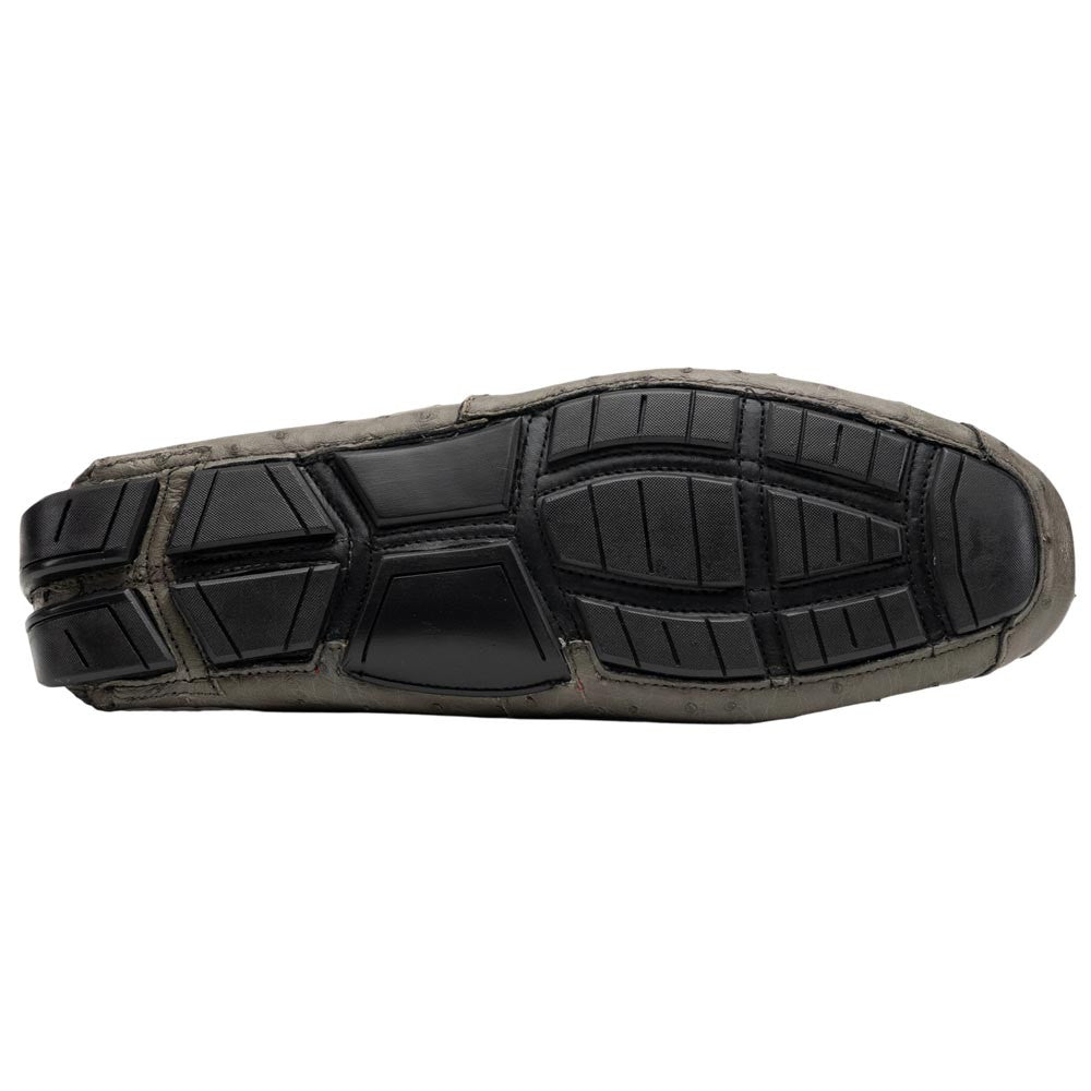 Marco Di Milano Bolonia Genuine Ostrich Driver - Gray