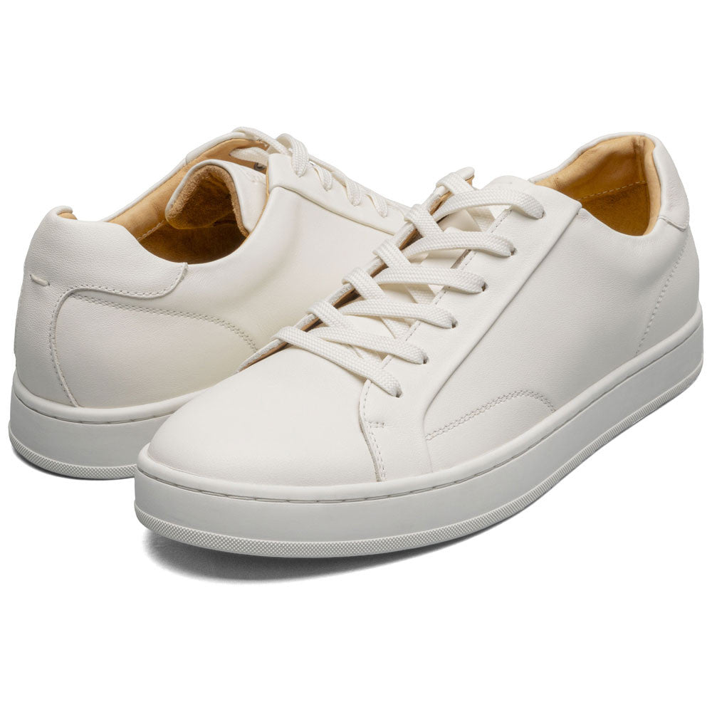 Norwalk Monopoli Lace To Toe Sneaker | Florsheim Cream Dress Sneakers for Men