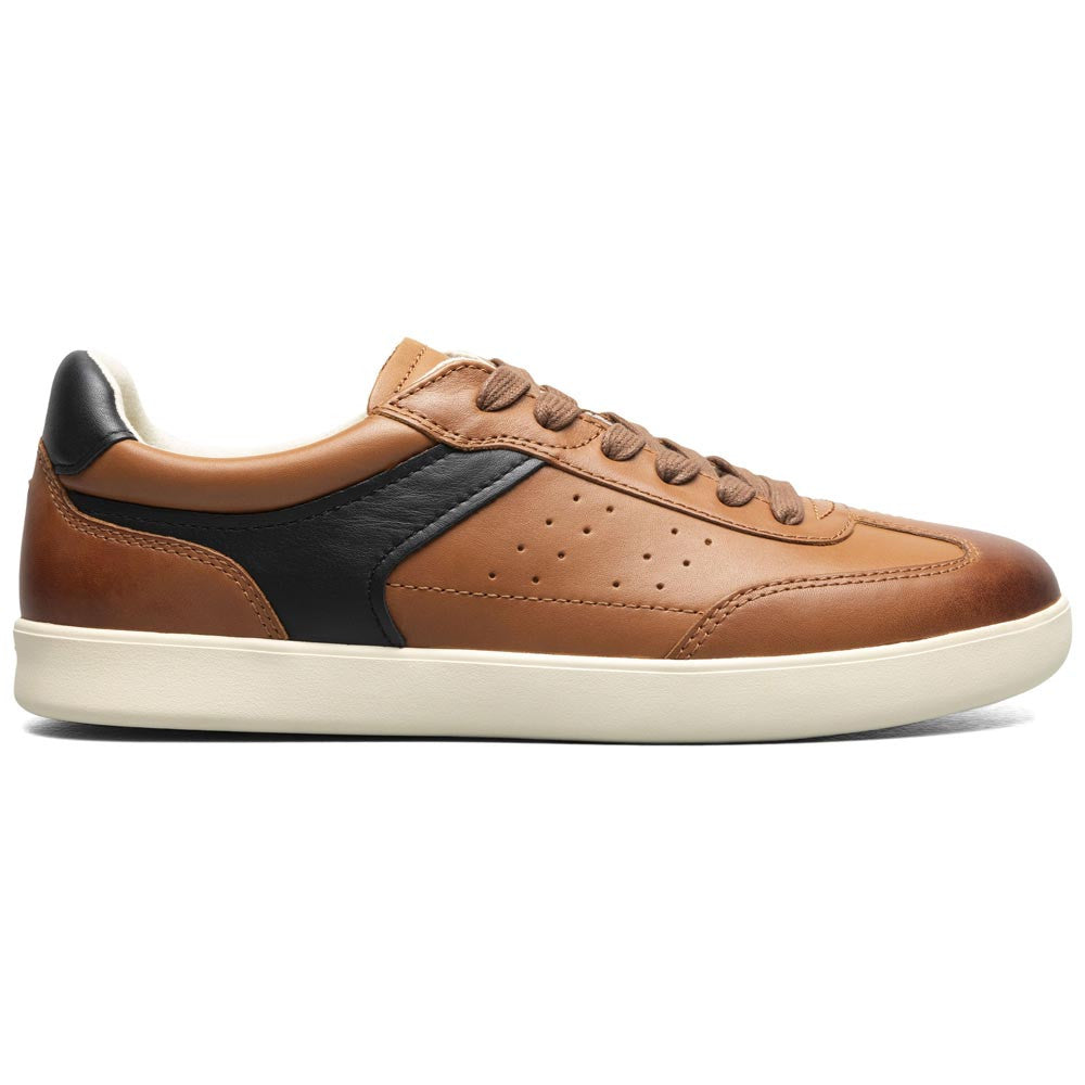 Pace T-Toe Lace Up Casual Sneaker | Florsheim Cognac Dress Sneakers for Men