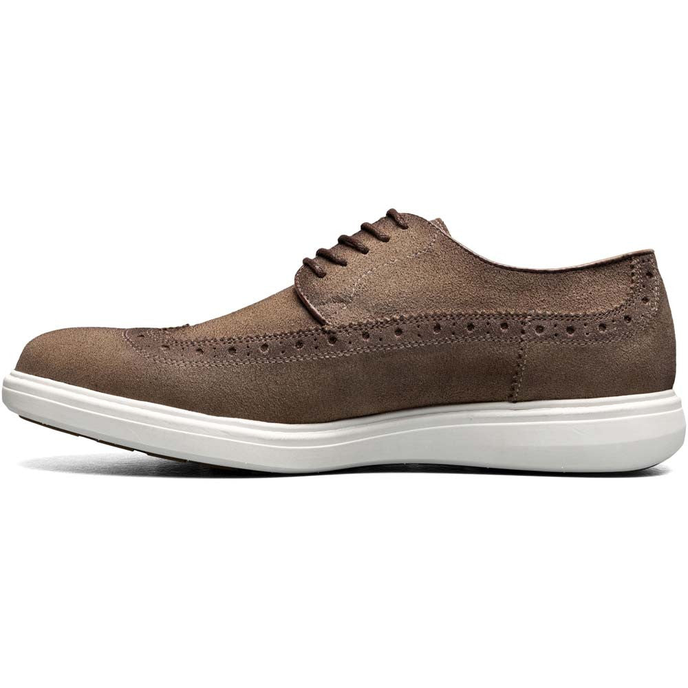 Stacy Adams Trudell Wingtip Lace-Up in Sand