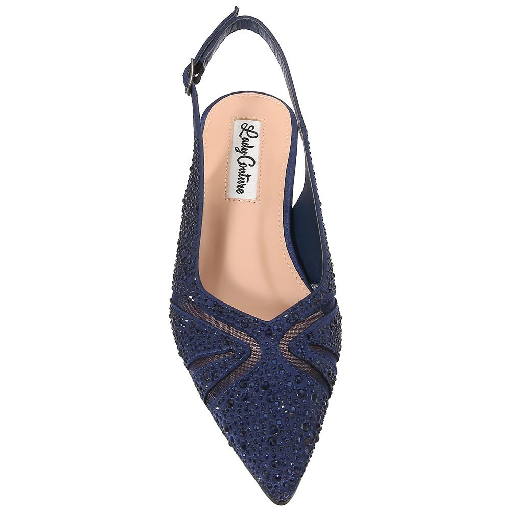 Lady Couture Daniela 2" Wedge Pump in Navy