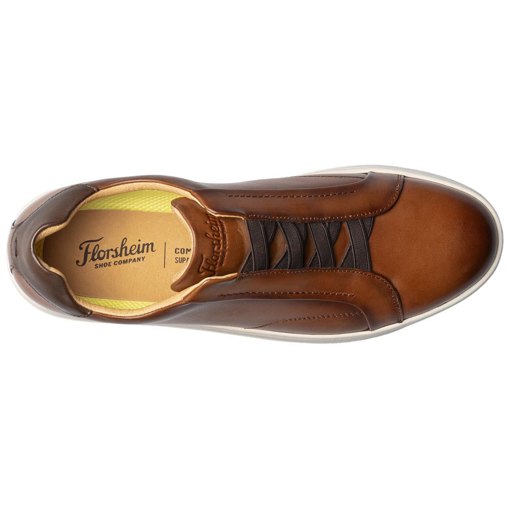 Monopoli Elastic Lace To Toe Sneaker | Florsheim Cognac Multi Dress Sneakers