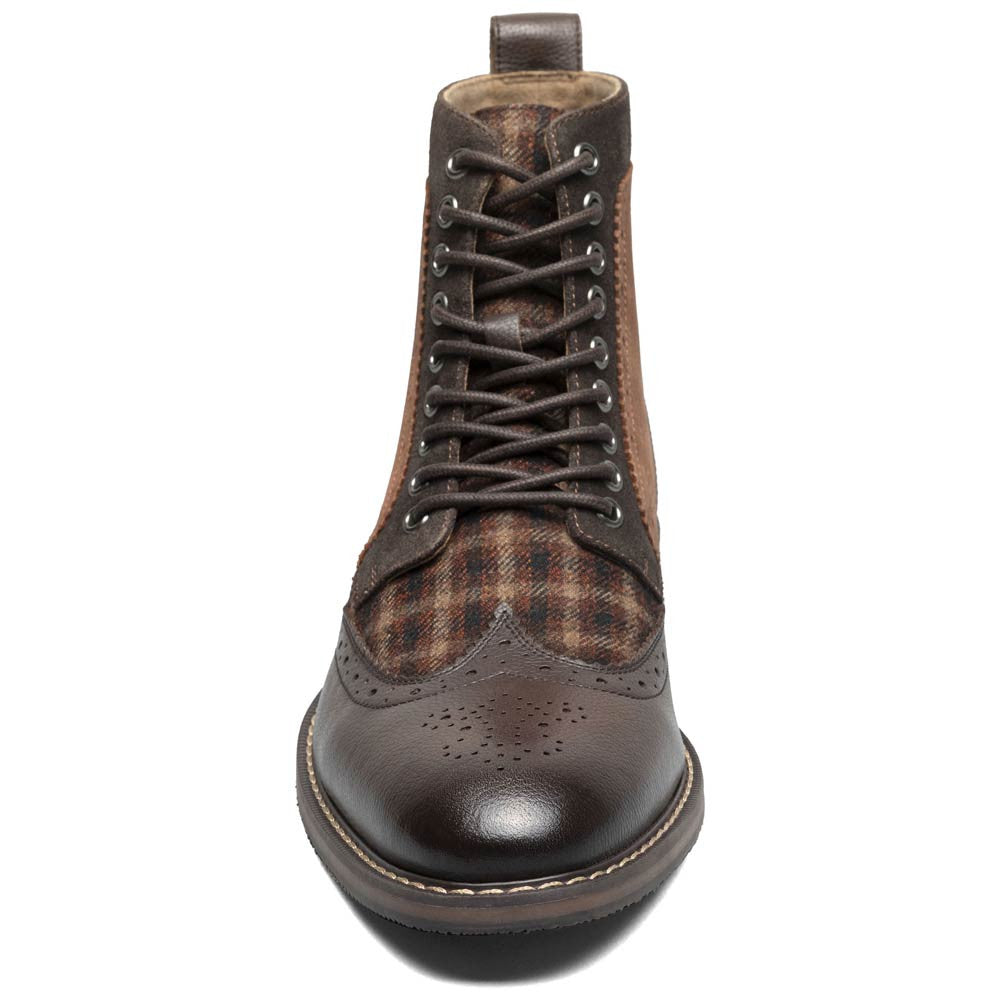 Finnegan Wingtip Lace Up Casual | Stacy Adams Casual Shoes in Brown Multi for Men
