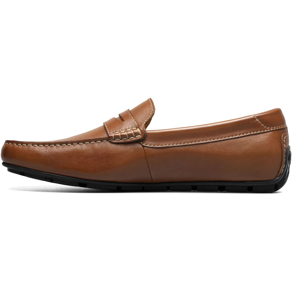 Florsheim Motor Cognac Smooth Moc Toe Penny Driver Men's Shoes