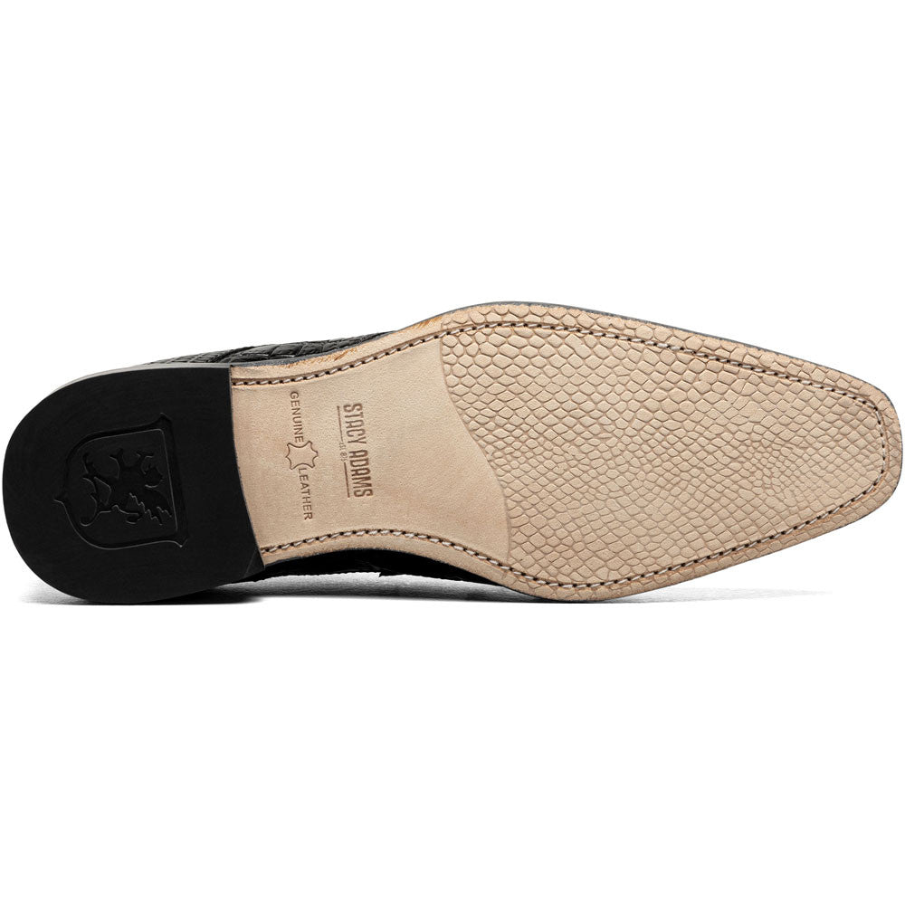 Stacy Adams Tristano Modified Bike Toe Oxford in Black