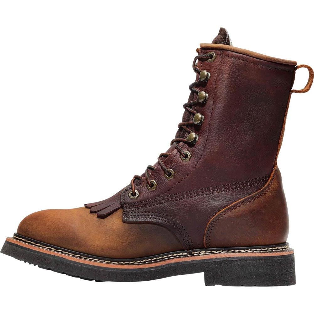 Bonanza Rancher Classic 8” Dark Brown/Crazy Lacer Work Boots