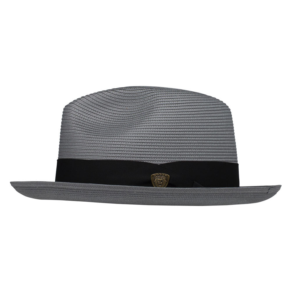 Dobbs Rosebud Grey Florentine Milan Straw Hat