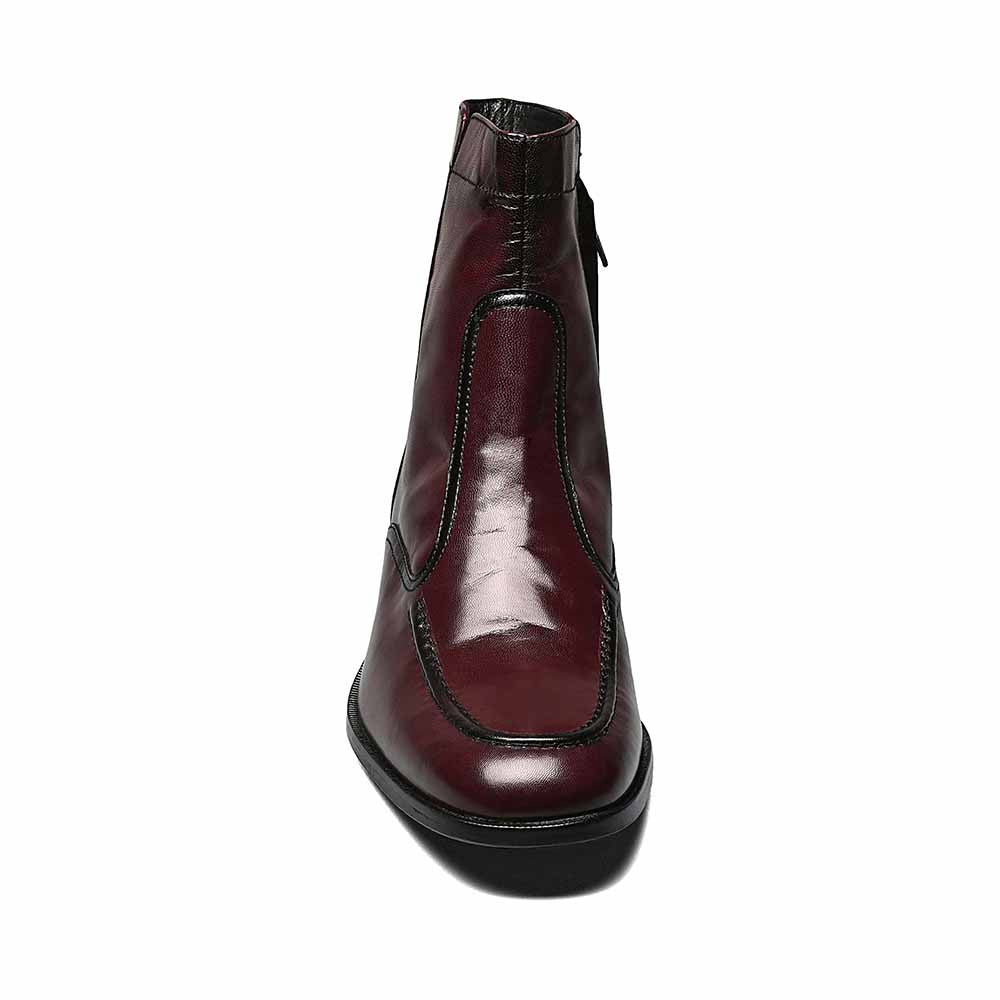 Florsheim Essex Zipper Black Cherry Moc Toe Boots