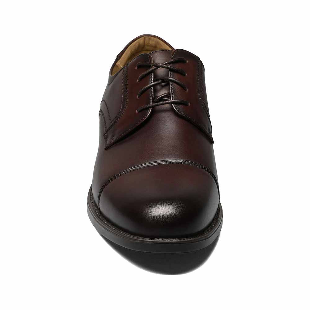 Florsheim Midtown Brown Leather Cap Toe Oxfords