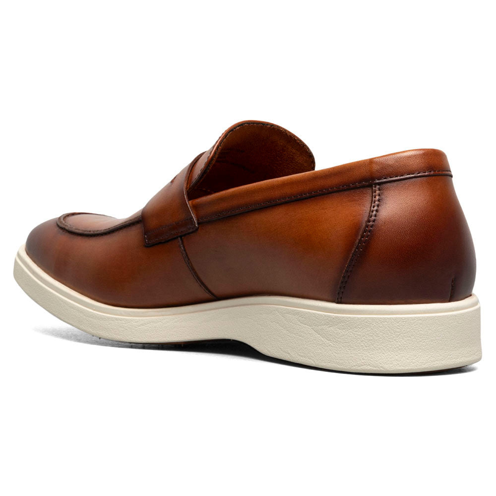 Spencer Moc Toe Penny Slip On | Stacy Adams Dress Loafers in Tan for Men