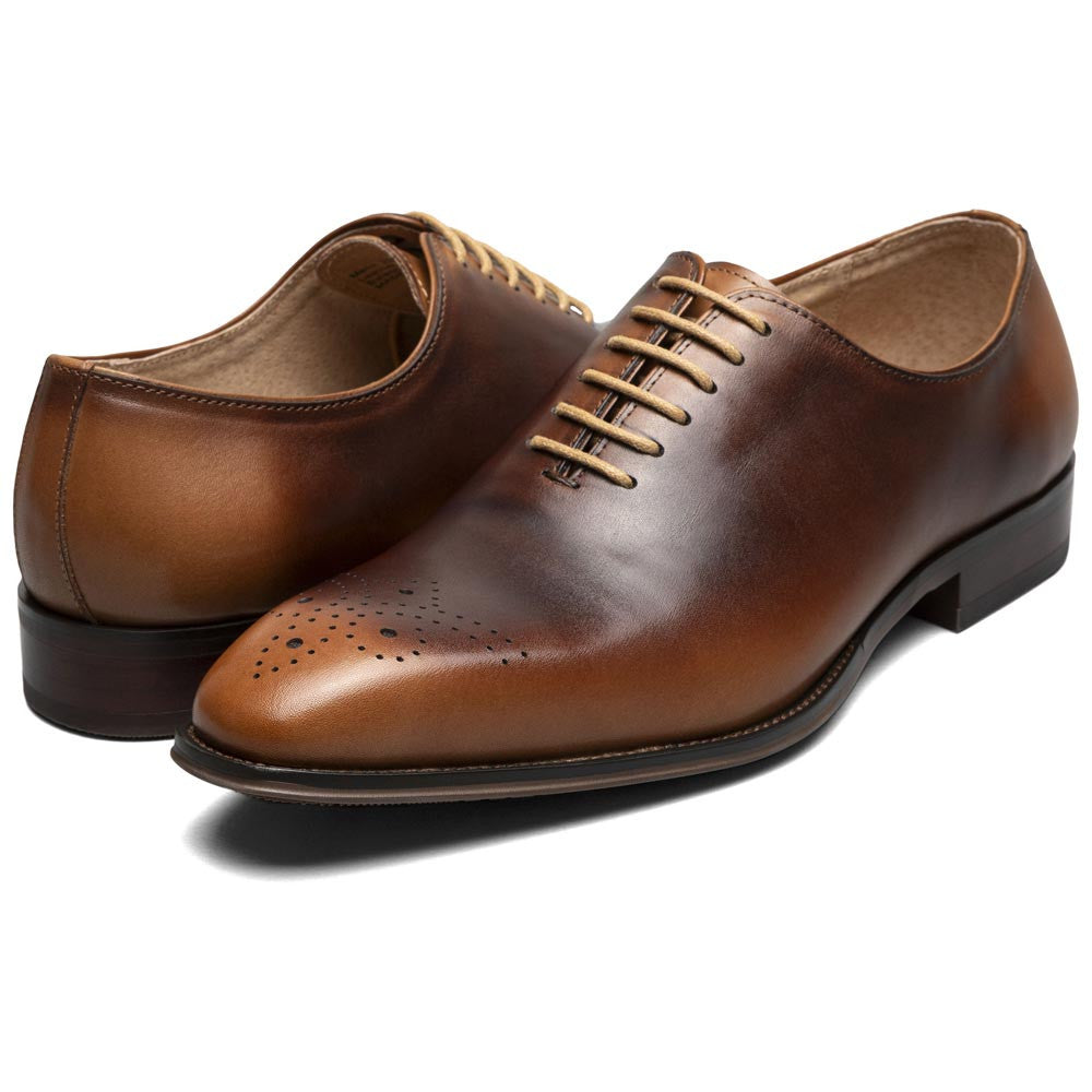Hallquist Plain Toe Oxford | Stacy Adams Dress Shoes in Toffee for Men