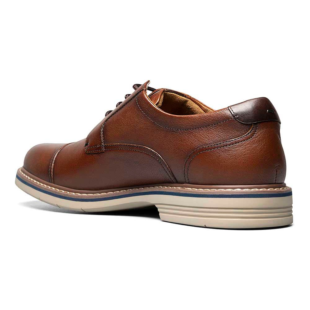 Florsheim Norwalk Cognac CH Soft Leather Cap Toe Casual Derby (USA Men Size)
