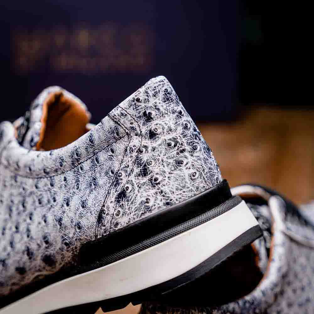 Marco Di Milano Scanno Newspaper Ostrich Sneakers