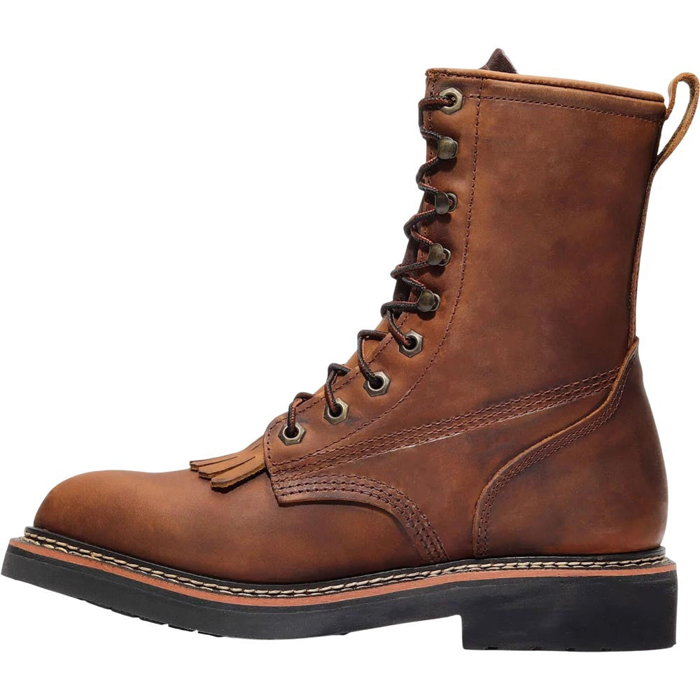 Bonanza Rancher Classic 8” Crazy Brown Lacer Work Boots