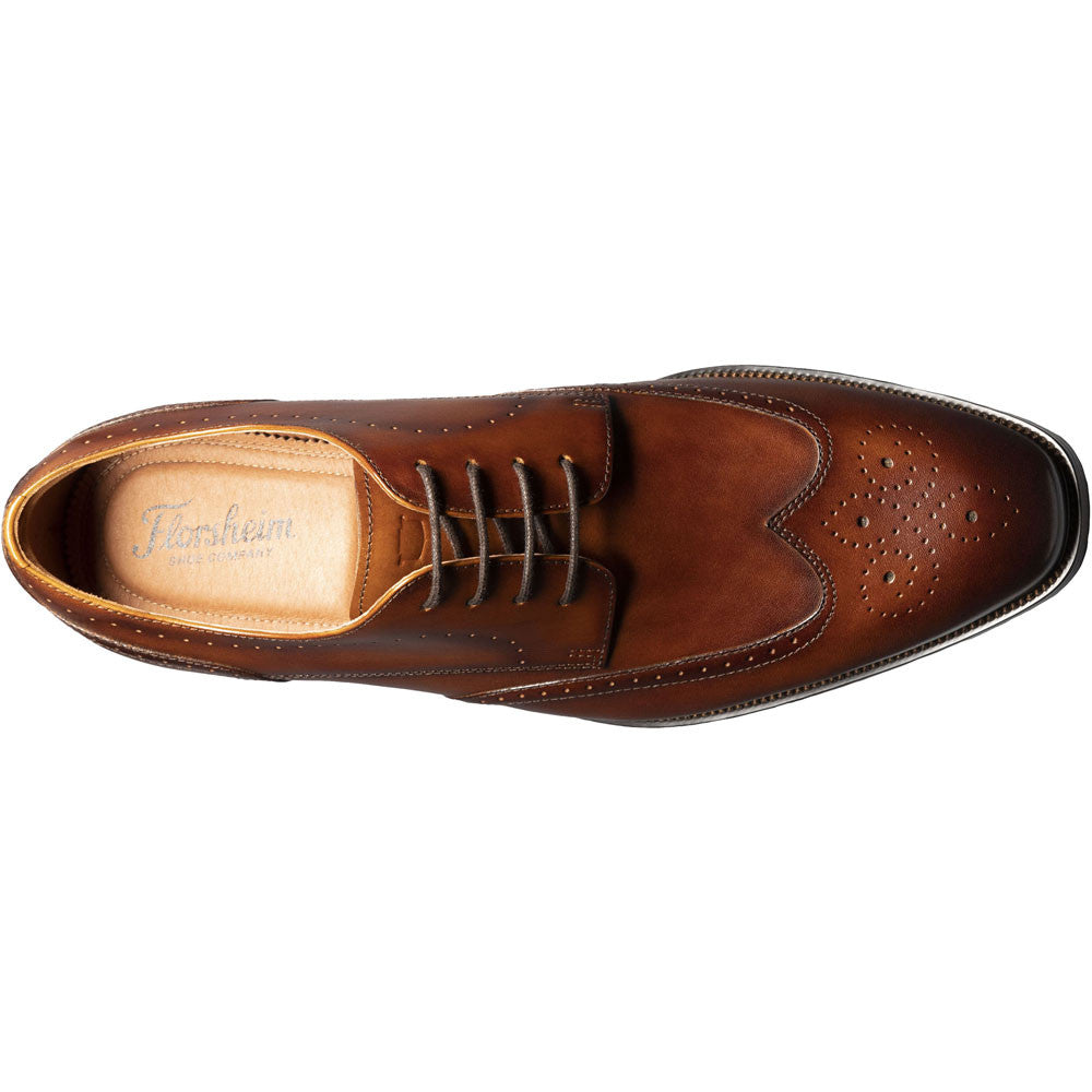 Florsheim Sorrento Cognac Wingtip Oxford Shoes