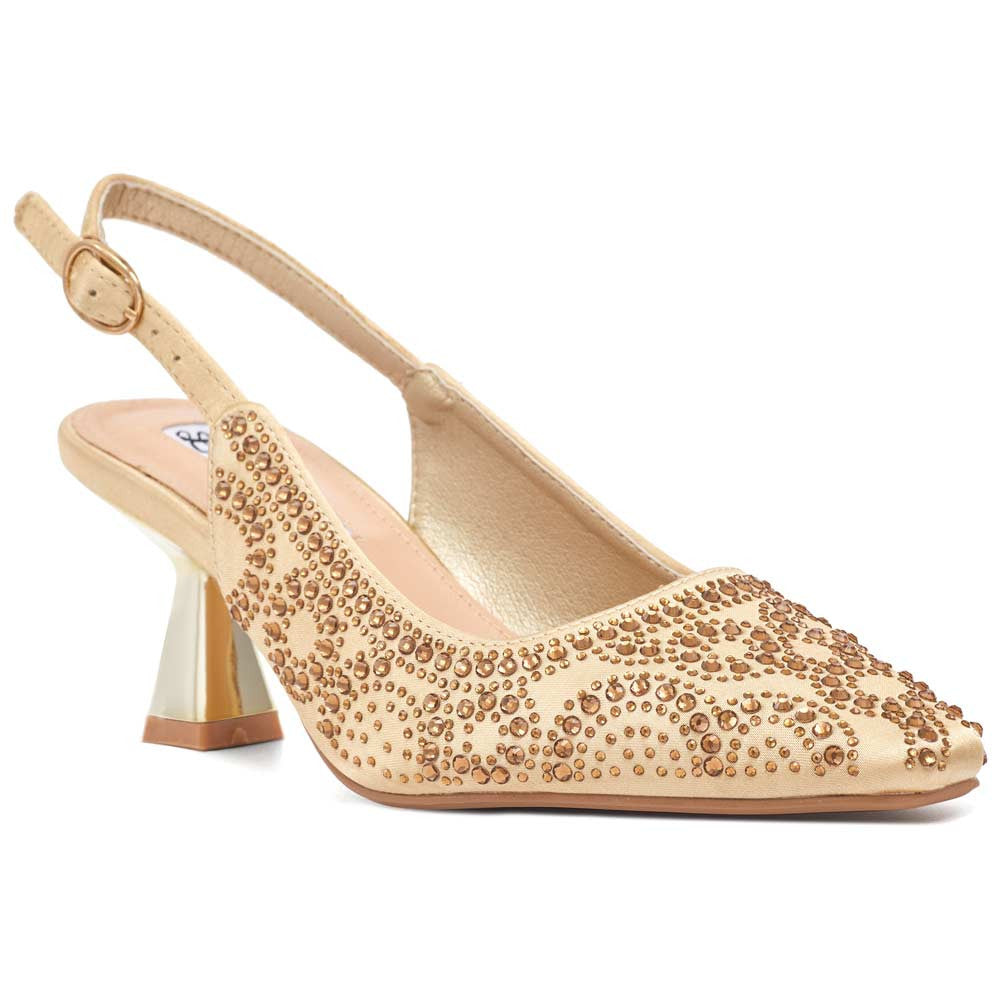 Lady Couture Lucy Pumps 2.5" Heels in Gold